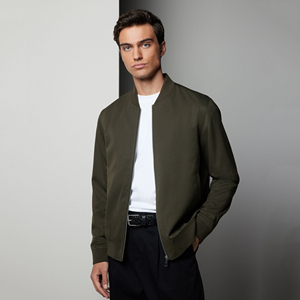 Hot Sale Bomber <b>Jacket</b> For <b>Men</b> <b>Lightweight</b> Long Sleeve Zipper Up Warm Winter Casual Wear <b>Men</b> <b>Jackets</b> - Product Image 2