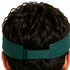 Unisex Sports Visor <b>Hat</b> Premium Breathable Adjustable Comfortable Unisex Adjustable <b>Flat</b> Brim Outdoor Material Visor <b>Hat</b> - Product Image 6