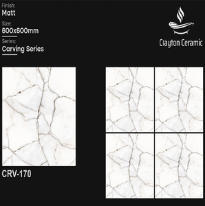 Carreaux de sol en porcelaine de qualité supérieure 600x600mm antidérapants CLAYTON CERAMIC - Product Image 2