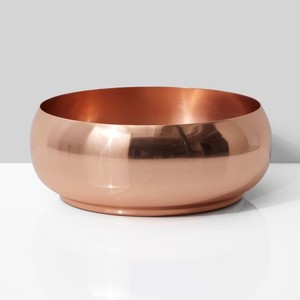 Bol de service en cuivre fait main de qualité supérieure, qualité export, fabricant de vaisselle de cuisine pour restaurants, hôtels et services de traiteur - Product Image 3
