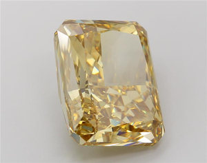 Diamante marrón intenso de corte esmeralda cultivado en laboratorio, certificado por IGI, para la fabricación de joyas, anillo de compromiso - Product Image 1