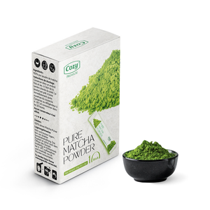 Ensemble de matcha personnalisé en marque privée, poudre de thé vert matcha certifiée pour les salons de thé, poudre de matcha pure en boîte personnalisable - Product Image 1