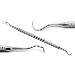 Dental Scaler Double Ended Dental Oral Care Probes Stainless Steel Tooth <b>Scraper</b> Dental Hygiene Teeth Cleaning - Product Image 2