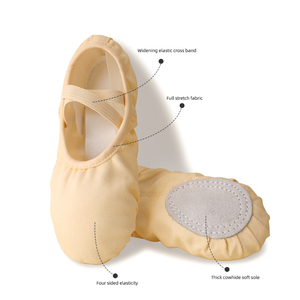 Chaussons de ballet pliables de qualité supérieure pour la danse, jetables, pour femmes et unisexe - Product Image 3