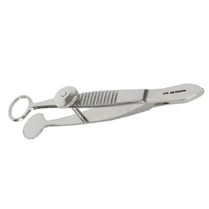 Instrument chirurgical ophtalmique manuel certifié CE pour une pincette à paupières de précision et sûre pour le chalazion, en acier inoxydable de qualité supérieure - Product Image 6