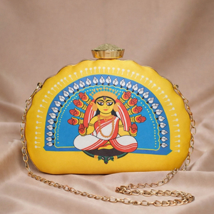 Sac à main Durga Art, élégant sac de soirée pour femmes, occasions formelles et festives - Product Image 1