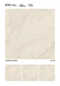 Azulejo de Porcelana Contemporáneo con Acabado Mate, 600x600mm, Superficie Cerámica Texturizada Decorativa Premium, Panel Elegante para Pared y Piso - Product Image 4