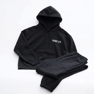 Conjunto Deportivo Personalizado al por Mayor de Alta Calidad para Mujer, Sudadera con Capucha y Pantalones Deportivos de Felpa de Algodón Extra Grandes - Product Image 4