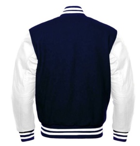 Men's Custom Eco-Friendly Embossed Varsity Wool Regular <b>Jacket</b> New Letterman Winter Coat <b>Fleece</b> <b>Lining</b> Canvas Letter - Product Image 5