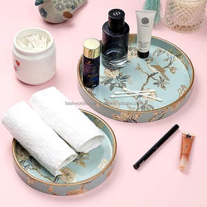 Bandeja Redonda de Madera de Lujo Desechable de Alta Calidad para Servir Frutas, para Bodas, Hogar y Hotel, Falak World Export - Product Image 1