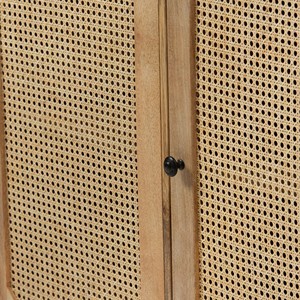 Vandana Pebble Altis Rattan Wood <b>Sideboard</b> for Stylish Indoor & Outdoor Modern Home Interiors - Product Image 3