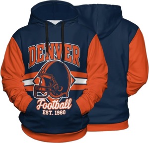 Sudadera de Fútbol Personalizada con Estampado Sublimado de Manga Larga, Unisex para Adultos, para Todas las Estaciones, Absorbente de Humedad, Anti-UV, Jersey de Algodón - Product Image 1