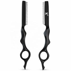 มีดโกนตัดผม MJW Black Barber ด้ามจับตามหลักสรีรศาสตร์ สำหรับจัดแต่งทรงผม ใช้ในร้านทำผม ร้านตัดผม ขายส่ง OEM - Product Image 2