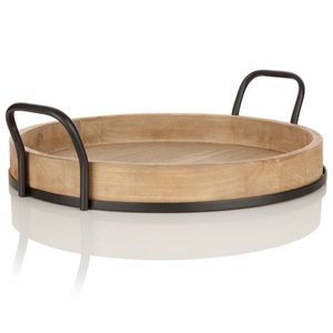 Bandeja de Servir de Madera Minimalista con Diseño Moderno para la Organización de la Cocina, Servir el Desayuno y Ideas de Decoración - Product Image 3