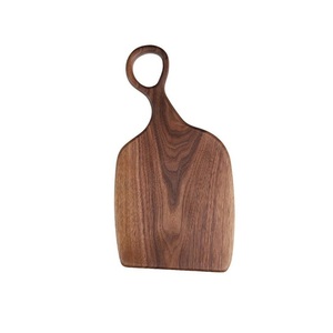 Planche à découper artisanale en bois d'olivier, planche à découper naturelle rustique pour la cuisine avec poignée confortable - Product Image 5