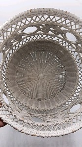 Rattan Storage Bucket Cylindrical Woven Basket Decorative Open Top Indoor Outdoor Household Use Classic Style Wastes <b>Bin</b> - Product Image 5