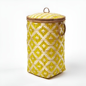 Top Selling Natural Storage Bins for Clothes Handweaving Sustainable Bamboo <b>Laundry</b> Bags and Baskets - Product Image 1