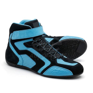 Chaussures de course automobile professionnelles pour hommes, alliant design léger, texture respirante, adhérence stable et performance sur piste - Product Image 5