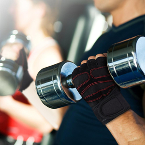 High Quality Polyester Half Finger Workout Gloves Men Women Lightweight <b>Wrist</b> <b>Support</b> Weight Lifting Gym Sports Training Quick - Product Image 5