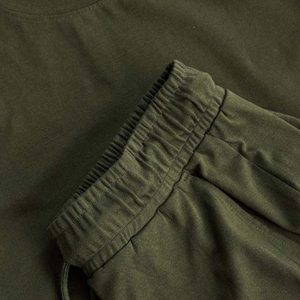 Nouvel ensemble deux pièces pour homme en coton 100% respirant, couleur unie, short et chemise, idéal pour l'été – Vente chaude - Product Image 6