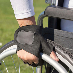 Premium Quality Neoprene Wheelchair Gloves for Gym & Sports Customized Non-Slip Half Finger Unisex - Product Image 6