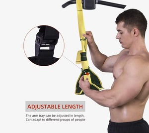 Correas AB colgantes para ejercicios de elevación de piernas con diseño ajustable y material resistente para entrenamiento en el gimnasio y uso en casa. - Product Image 5