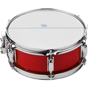 Wholesale Custom High Quality Traditional Poplar Wood Tambourine Coated Stainless Steel Handmade Live Marching Band Performances - Product Image 3