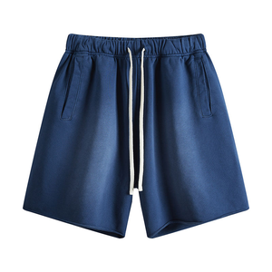 Custom Acid Wash <b>Shorts</b> 480GSM Heavyweight Fleece Nylon <b>Patch</b> Utility Pockets Wholesale Manufacturer - Product Image 5