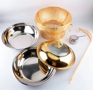 Steel Chafing Dish Wedding Party <b>Decoration</b> Food Warmer with <b>Lid</b> Customized Size Embossed Design Chafing Dish - Product Image 5