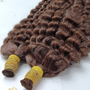 Extensions de cheveux humains Deep Curly Cheveux en vrac Cheveux vietnamiens d'un seul donneur fabriqués au Viet Nam - Product Image 4