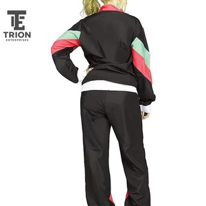 Plus Size Women Two Piece Set Zip up <b>Vintage</b> <b>Windbreaker</b> Sublimation Tracksuit <b>Windbreaker</b> Short Set Nylon 2 piece set Custom - Product Image 6