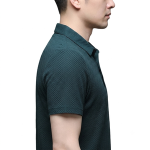 Polo Deportivo Elástico para Hombre, Casual, para Golf, Manga Corta, Logotipo Personalizado, Transpirable, Venta al Por Mayor - Product Image 2