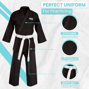 Uniforme de Karate con Logotipo Personalizado, Precio Razonable, MOQ Bajo, Uniforme de Karate Ligero - Product Image 2
