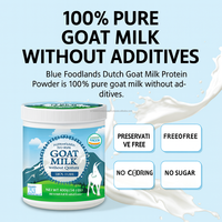 Poudre de protéines de lait de chèvre pur unisexe pour adultes, OEM/ODM Corée, 400g, naturelle, améliore l'immunité, nutrition, durée de conservation de 24 mois, prendre 10g