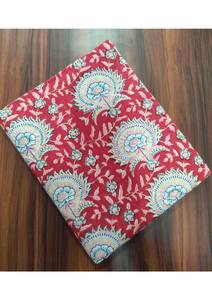 Tissu imprimé de fleurs chinoises en coton pur, imprimé à la main - Product Image 4