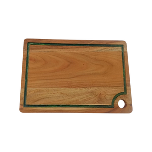 Tabla de cortar de madera maciza de acacia, gruesa, para uso en la cocina. - Product Image 1