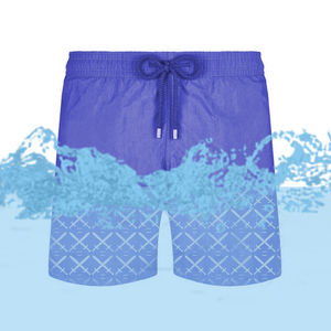 Shorts de Playa Termocrómicos con Logotipo Personalizado, Ecológicos, de Lona, Cintura Media, Casuales, Sensibles a la Temperatura - Product Image 4