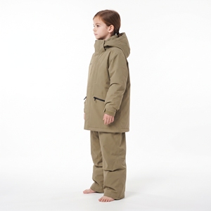 <b>Kids</b> One Piece Winter Snowboard <b>Suit</b> <b>Waterproof</b> Windproof Hooded Fleece Insulated Ski Snowsuit Outdoor Wear - Product Image 4