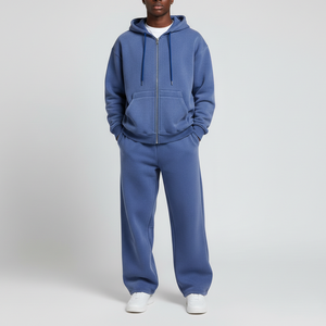 ชุดเซ็ตสตรีทแวร์ทรงหลวมสไตล์วินเทจผ้าคอตตอน 100% สำหรับผู้ชาย ตัดเย็บตามสั่ง น้ำหนักมาก สวมใส่สบาย - Product Image 3