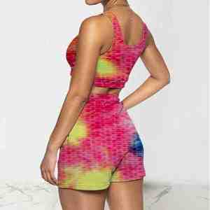 Ensemble de sport pour femme, veste active, pantalon évasé, coupe ajustée, poches, tissu en nylon doux brossé, ensemble de yoga 2 pièces - Product Image 3