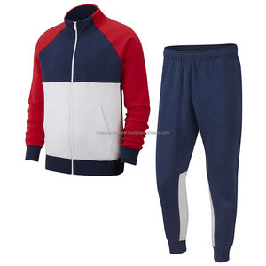 2024 suministro directo de fábrica al por mayor OEM logotipo personalizado hombres chándales/Venta caliente último Casual contraste Color hombres chándales - Product Image 2