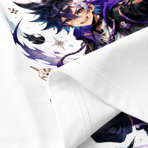 T-shirt à manches courtes pour homme, col rond, coupe classique, imprimé numérique, motif de personnage d'anime, jersey en coton, streetwear décontracté - Product Image 2
