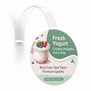 Présentoir publicitaire en PVC pour supermarché, support de signalisation de point de vente, sans BPA, qualité alimentaire - Product Image 1