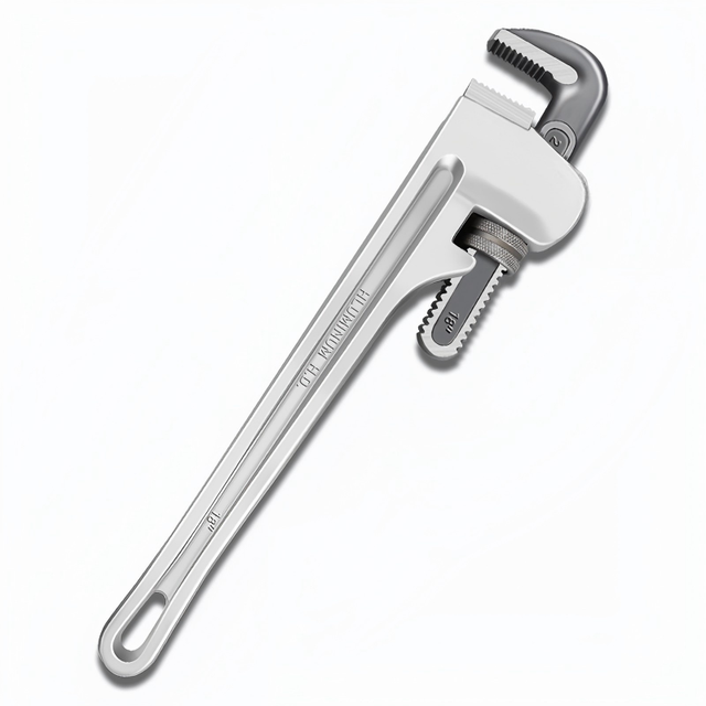 Aluminum Pipe Wrench Large Size Adjustable Plumbing Wrench Heavy Duty Pipe Tool for Water Pipe Repair