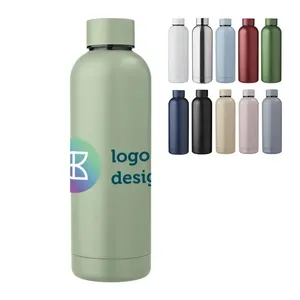 Personalized Branded Vacuum <b>Flask</b> Double Layer Metal Water <b>Bottle</b> Leakproof Outdoor Thermal Drinkware - Product Image 3