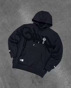 Sudadera con Capucha para Hombre, Ligera, de Poliéster/Algodón, con Estampado Digital, Transpirable, Anti-Pilling, Ecológica, para Otoño - Product Image 5