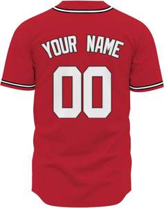 Maillots de baseball et de softball personnalisés pour hommes, femmes et jeunes, 100 % polyester, maillot de baseball respirant et anti-transpiration - Product Image 2