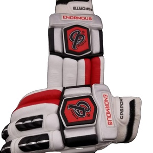 Guantes de cricket de cuero PU de alta calidad hechos en fábrica con protección adicional marca paquistaní CP ENORME - Product Image 4
