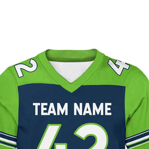Jersey de Fútbol Americano Sublimado Personalizado – Uniforme de Fútbol Masculino Premium a Precios Accesibles - Product Image 4