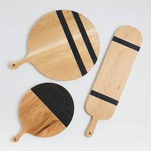 Tabla de cortar de madera premium para la preparación de alimentos en la cocina, superficie de corte de madera natural duradera para uso doméstico por chefs. - Product Image 2